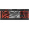 Peru Flag Distressed K95 RGB PLATINUM Mechanical Gaming Keyboard Skin